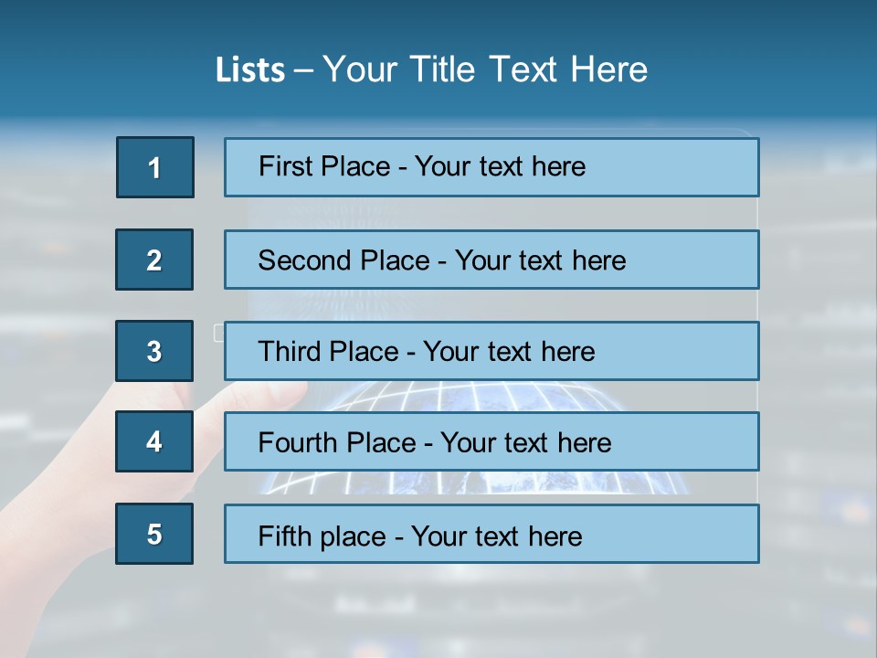 Connection Crossed Hand PowerPoint Template