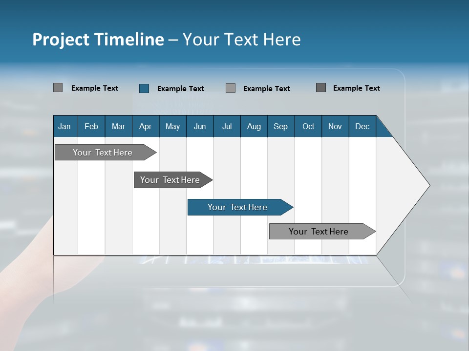 Connection Crossed Hand PowerPoint Template