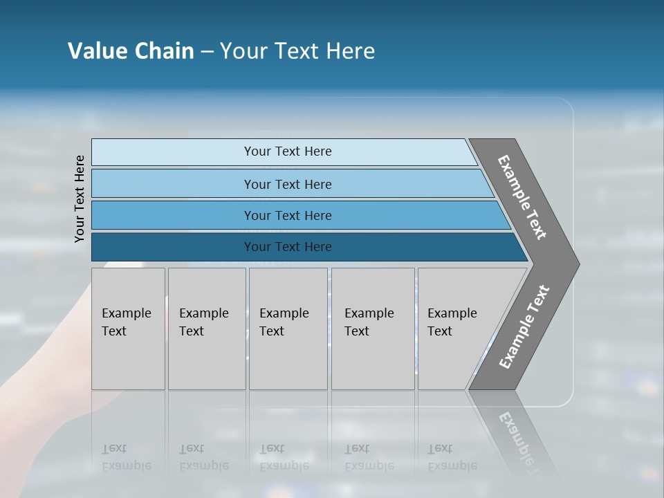 Connection Crossed Hand PowerPoint Template