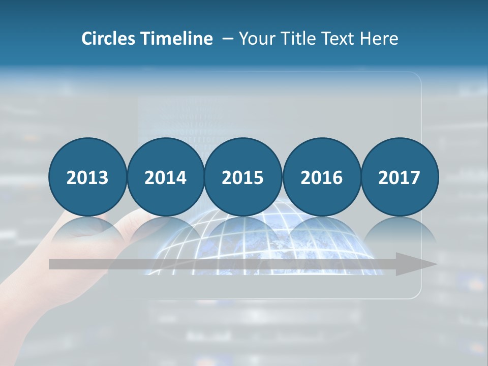 Connection Crossed Hand PowerPoint Template