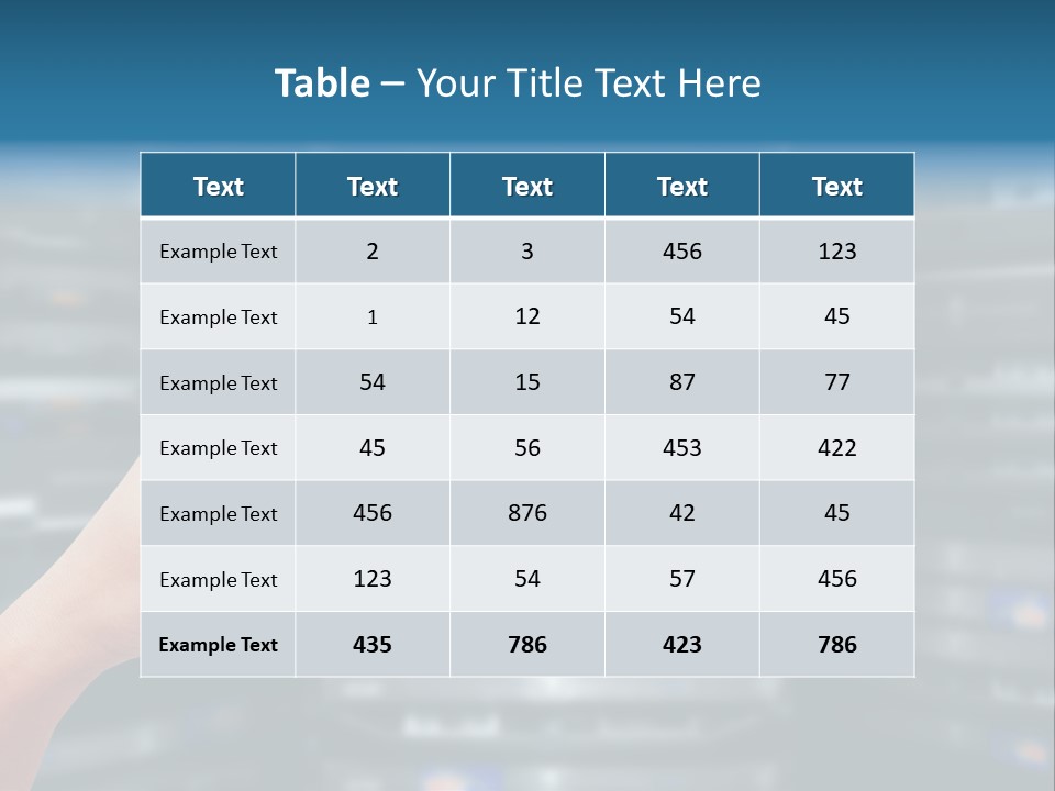 Connection Crossed Hand PowerPoint Template