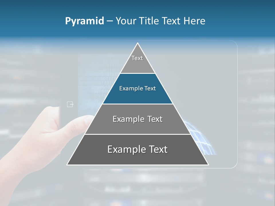 Connection Crossed Hand PowerPoint Template