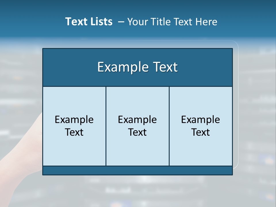 Connection Crossed Hand PowerPoint Template