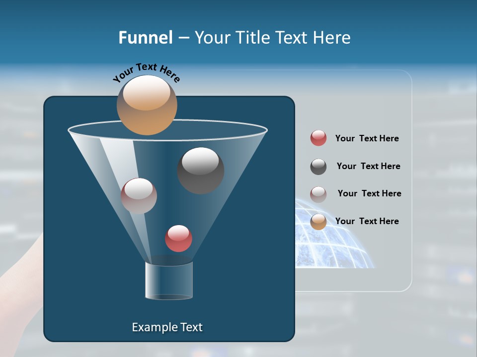 Connection Crossed Hand PowerPoint Template