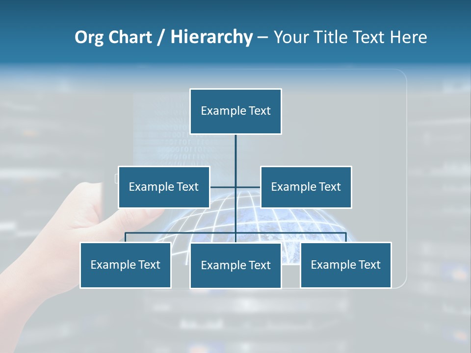 Connection Crossed Hand PowerPoint Template