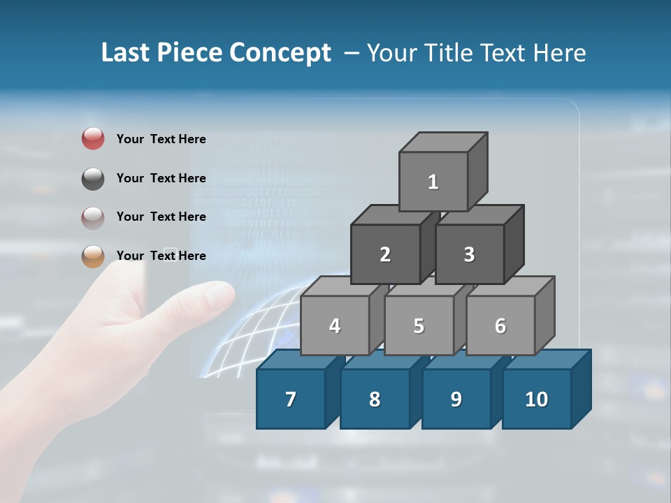 Connection Crossed Hand PowerPoint Template