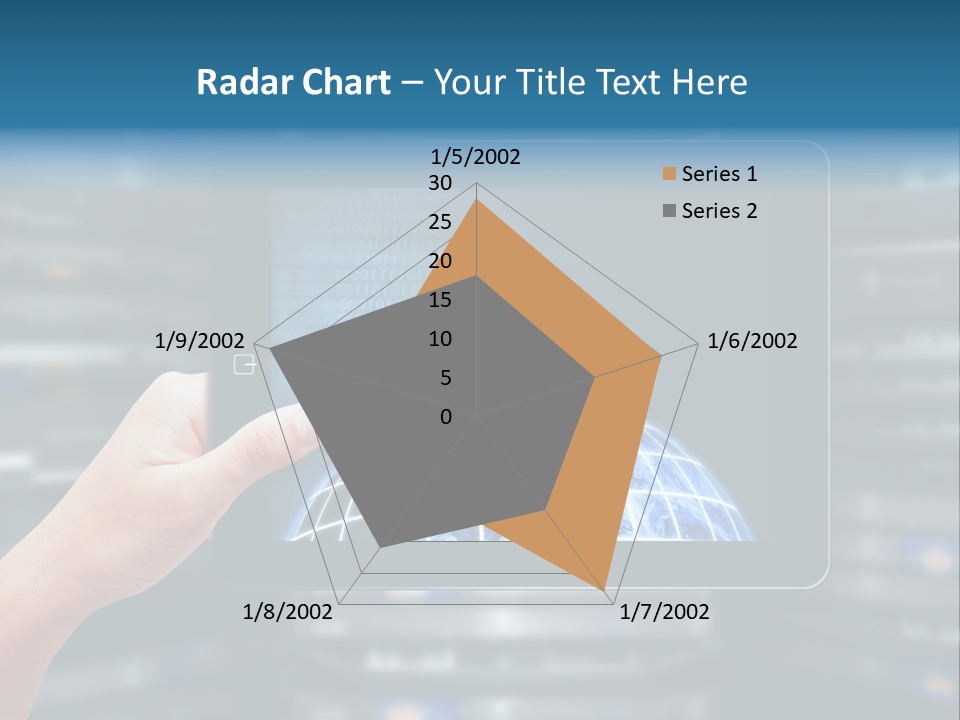Connection Crossed Hand PowerPoint Template