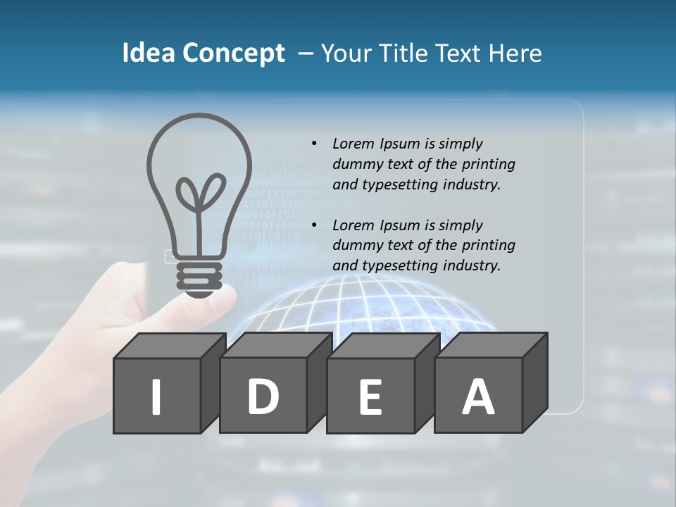 Connection Crossed Hand PowerPoint Template
