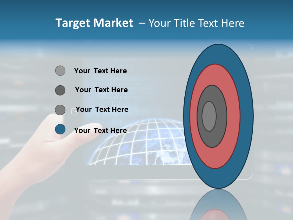 Connection Crossed Hand PowerPoint Template