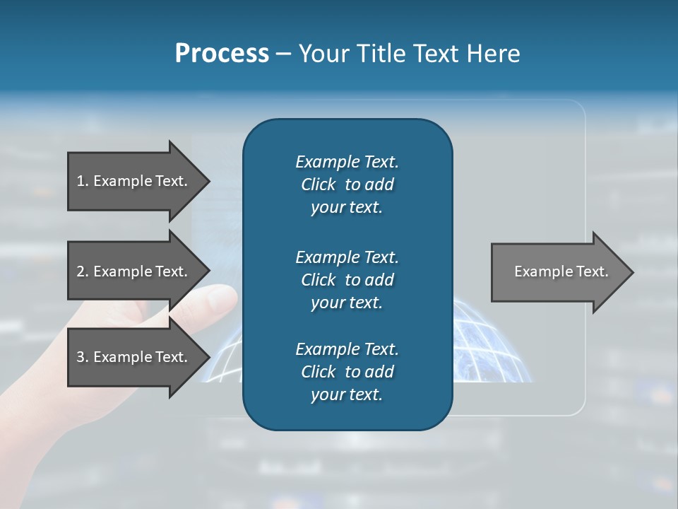Connection Crossed Hand PowerPoint Template