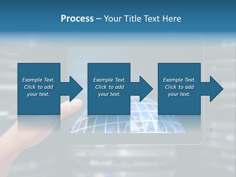 Connection Crossed Hand PowerPoint Template