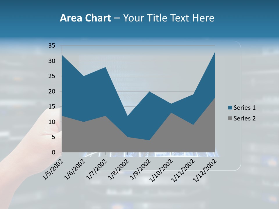 Connection Crossed Hand PowerPoint Template