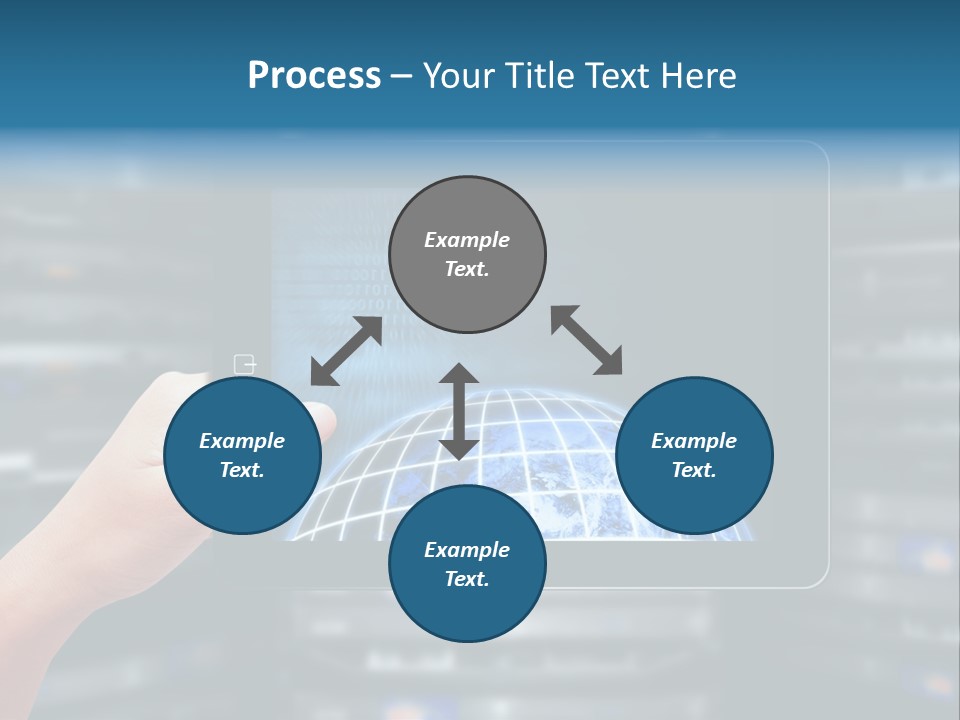 Connection Crossed Hand PowerPoint Template