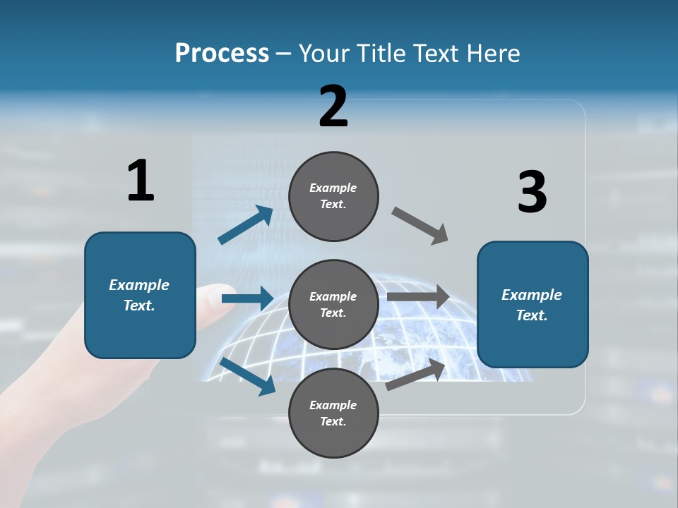 Connection Crossed Hand PowerPoint Template
