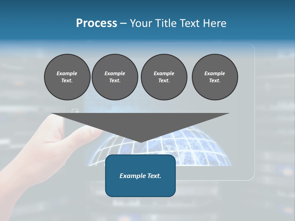 Connection Crossed Hand PowerPoint Template