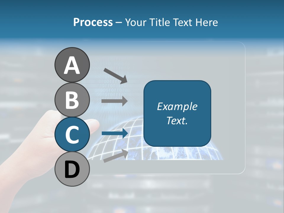 Connection Crossed Hand PowerPoint Template