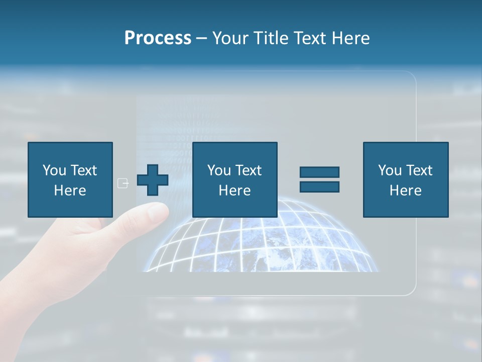 Connection Crossed Hand PowerPoint Template