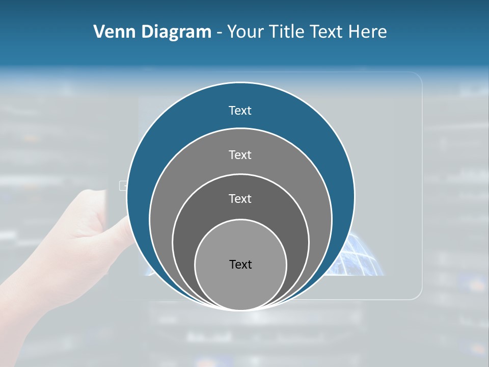 Connection Crossed Hand PowerPoint Template