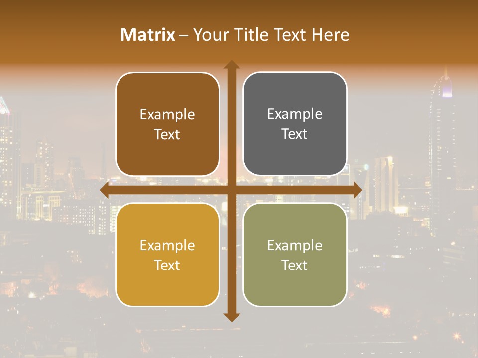 Still Bay Of Bombay Colours PowerPoint Template