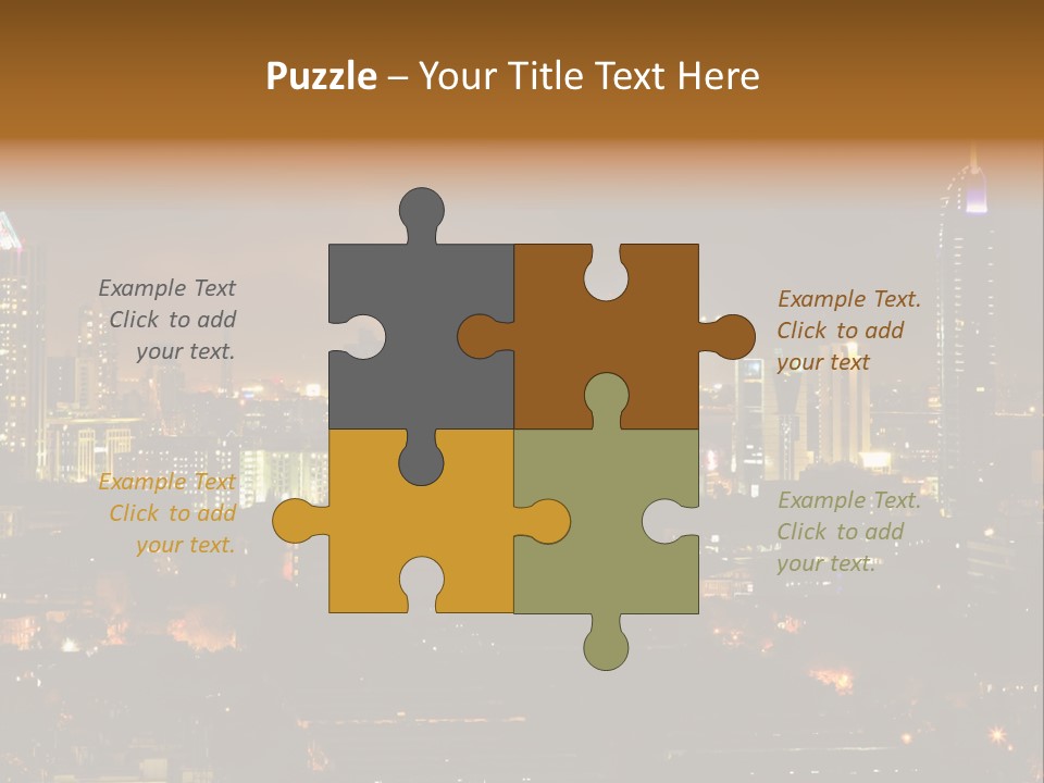 Still Bay Of Bombay Colours PowerPoint Template