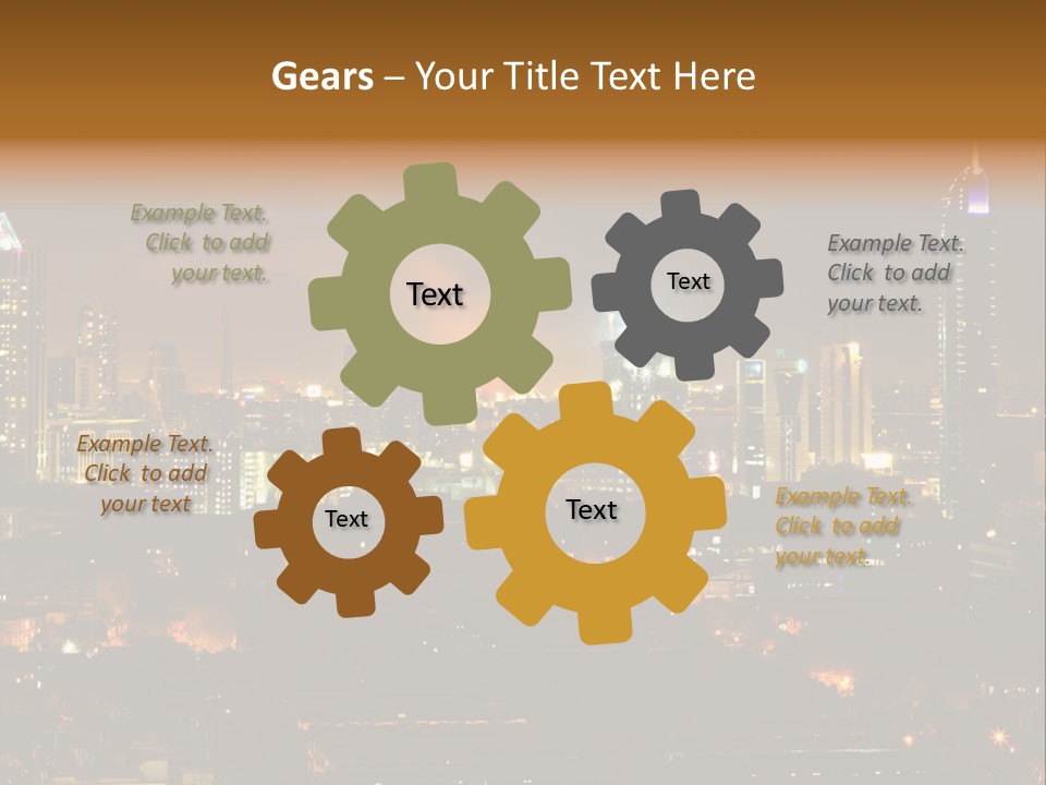 Still Bay Of Bombay Colours PowerPoint Template