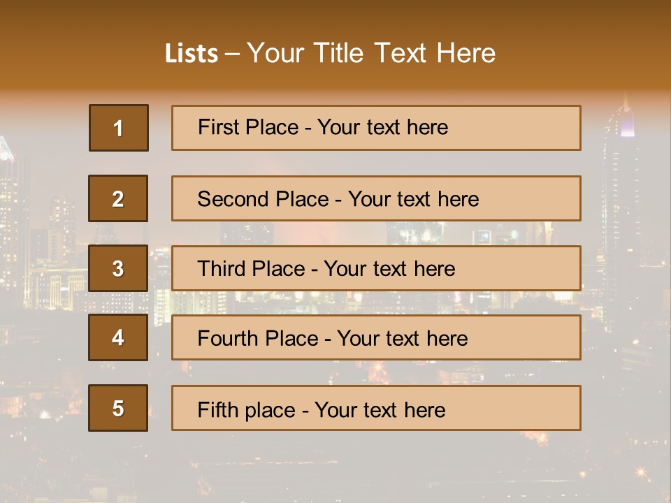 Still Bay Of Bombay Colours PowerPoint Template