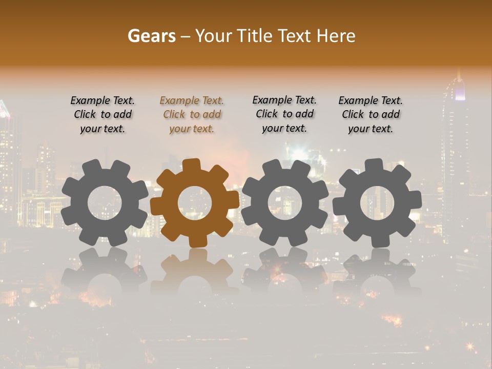 Still Bay Of Bombay Colours PowerPoint Template