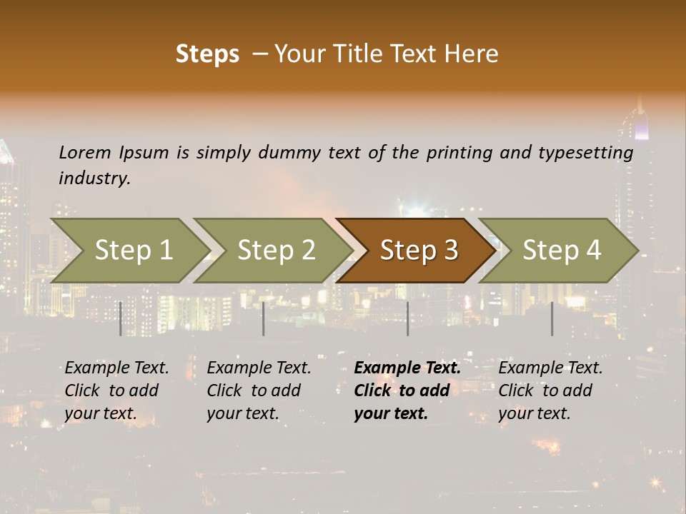Still Bay Of Bombay Colours PowerPoint Template