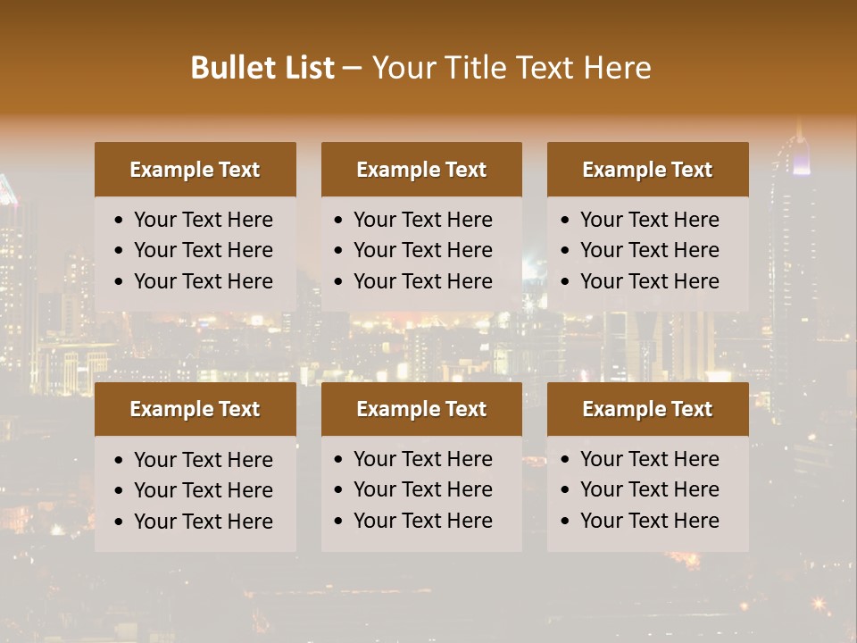 Still Bay Of Bombay Colours PowerPoint Template