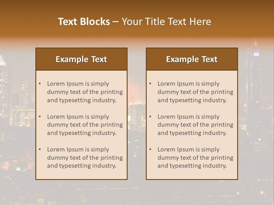 Still Bay Of Bombay Colours PowerPoint Template