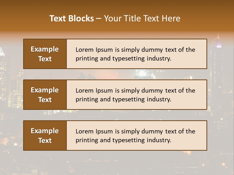 Still Bay Of Bombay Colours PowerPoint Template