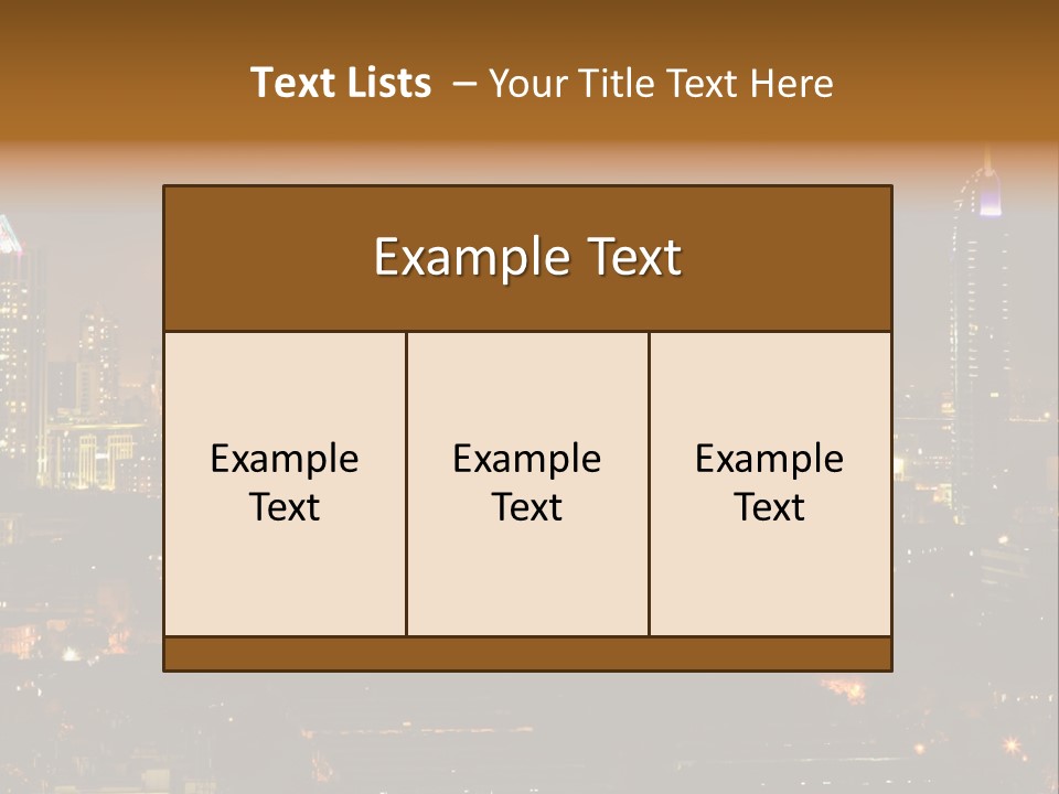 Still Bay Of Bombay Colours PowerPoint Template