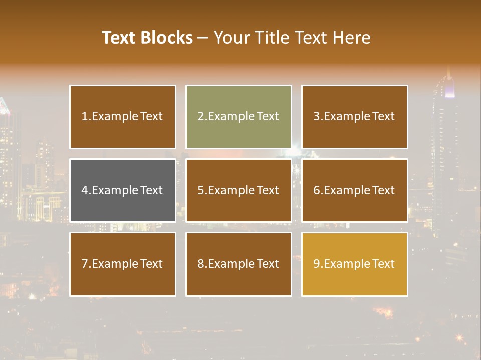 Still Bay Of Bombay Colours PowerPoint Template