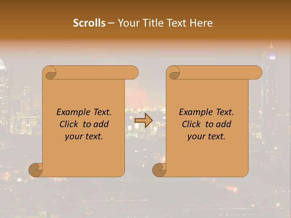 Still Bay Of Bombay Colours PowerPoint Template