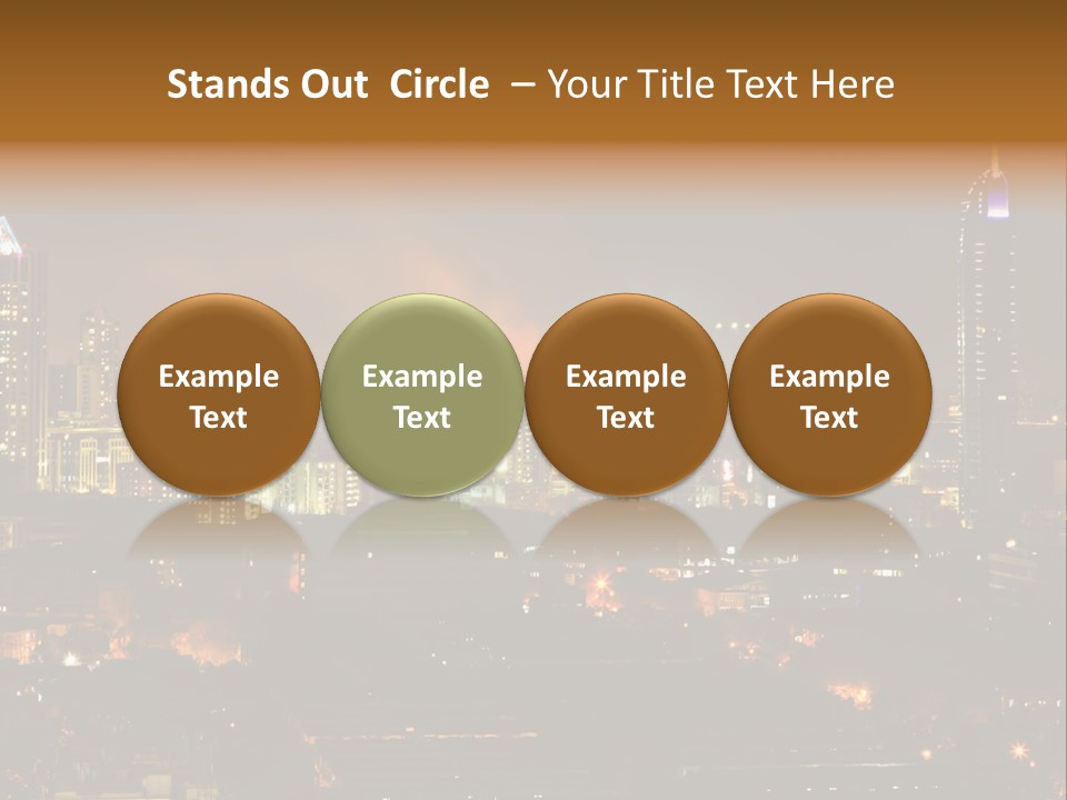 Still Bay Of Bombay Colours PowerPoint Template