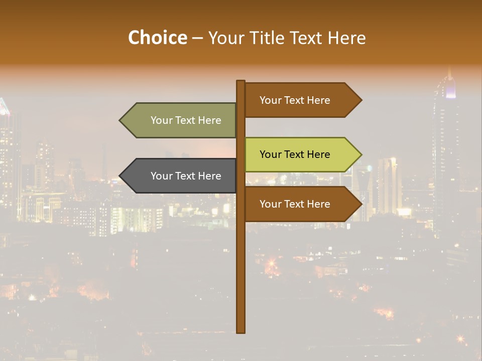 Still Bay Of Bombay Colours PowerPoint Template