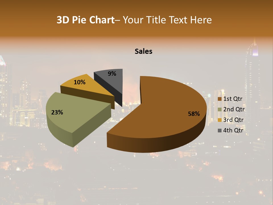 Still Bay Of Bombay Colours PowerPoint Template
