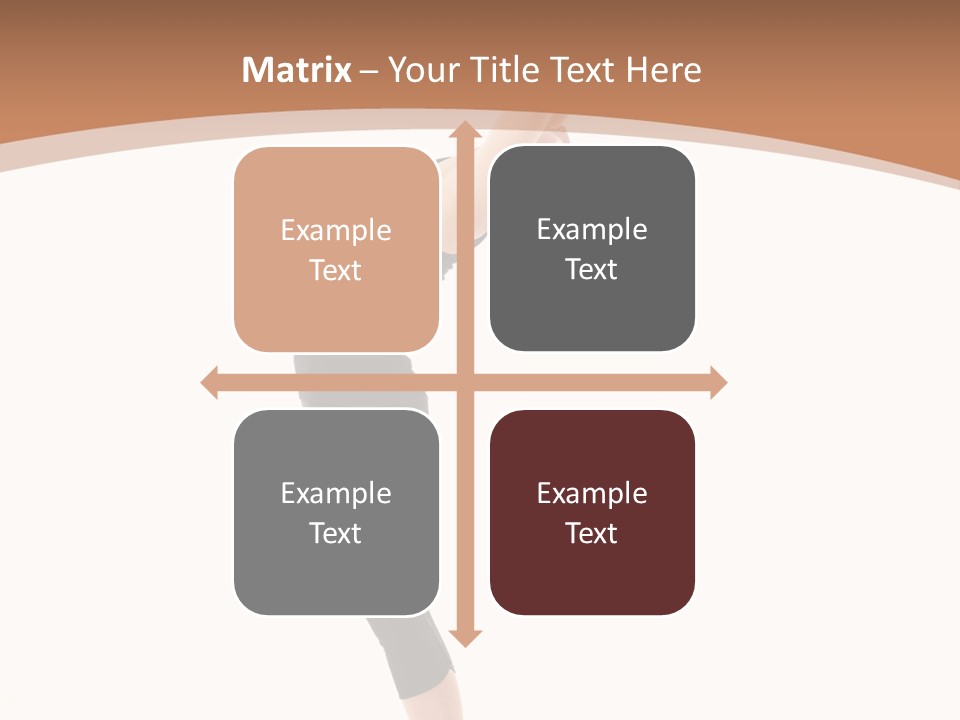 A Woman Doing A Yoga Pose On A White Background PowerPoint Template