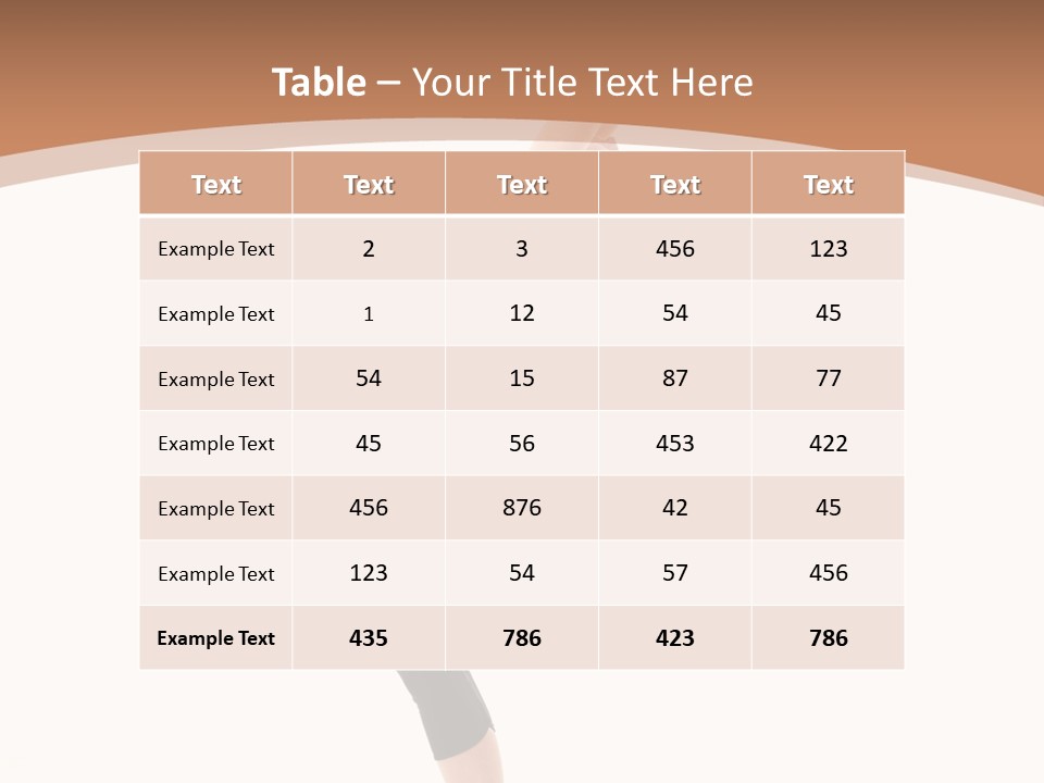 A Woman Doing A Yoga Pose On A White Background PowerPoint Template