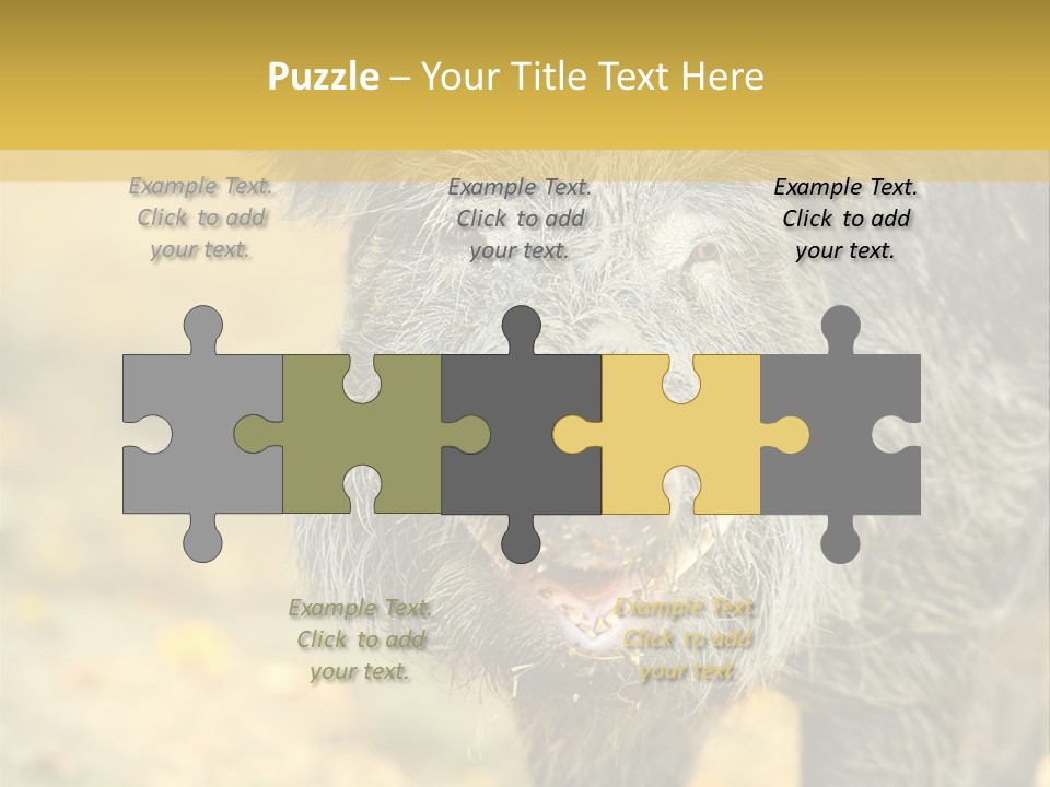 Airplane Air Snow PowerPoint Template