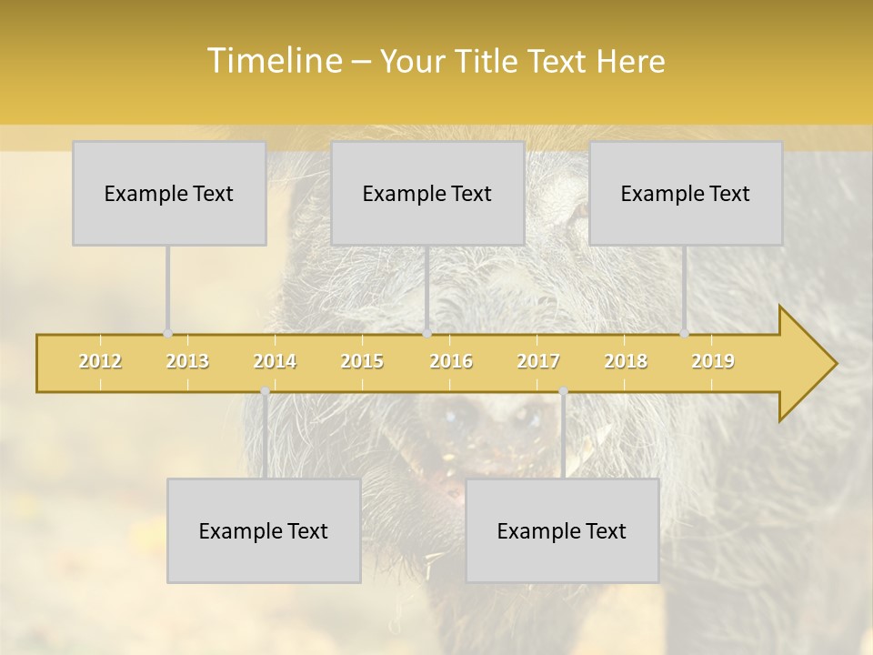 Airplane Air Snow PowerPoint Template