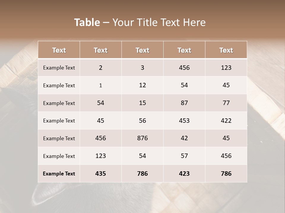 Catnip Ears On The Top Cat With Big Eyes PowerPoint Template