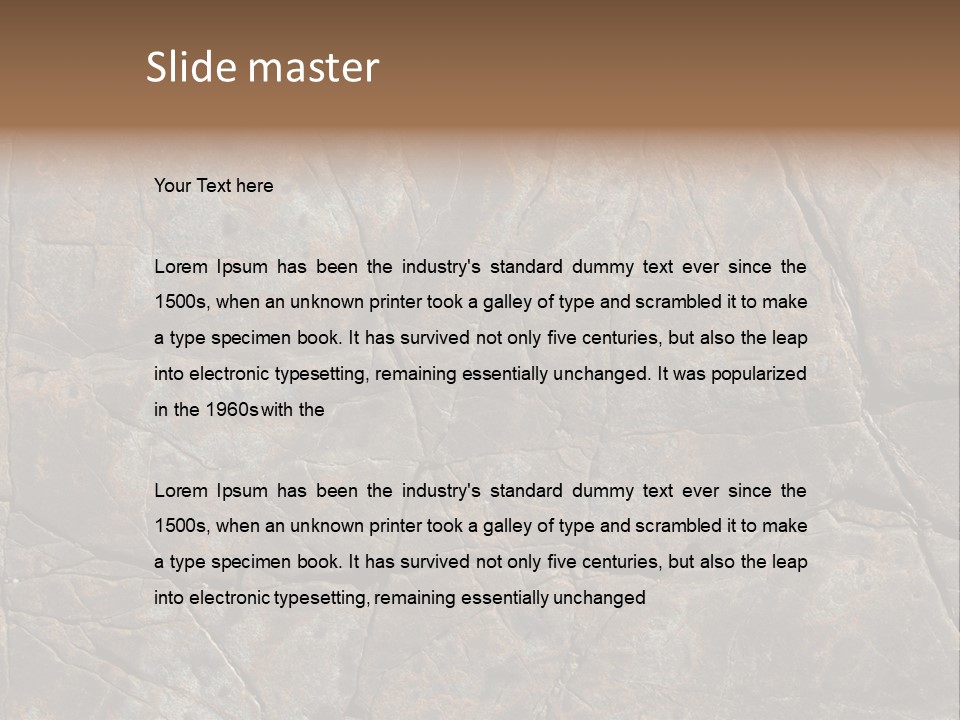 Durable Granite Steadfast PowerPoint Template