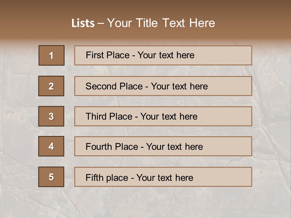 Durable Granite Steadfast PowerPoint Template