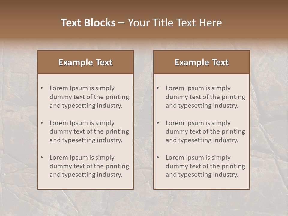 Durable Granite Steadfast PowerPoint Template