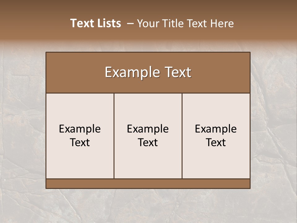 Durable Granite Steadfast PowerPoint Template