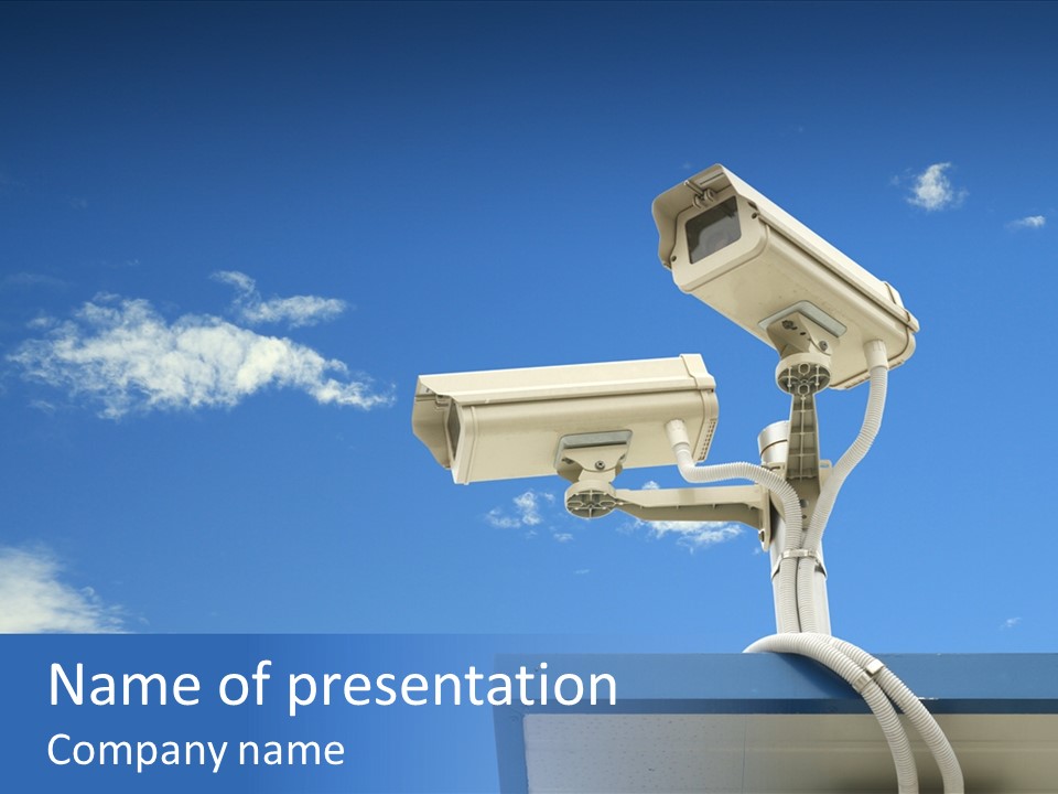 Safety Outdoor Eye PowerPoint Template