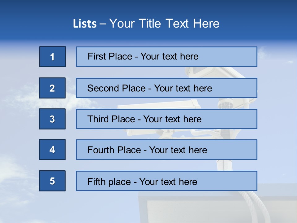 Safety Outdoor Eye PowerPoint Template