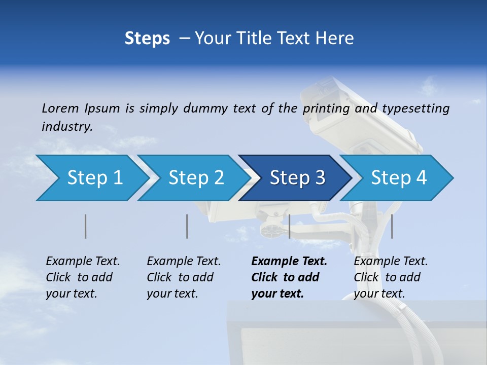 Safety Outdoor Eye PowerPoint Template