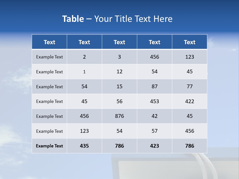 Safety Outdoor Eye PowerPoint Template